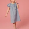 Chambray Frill Dress in CHAMBRAY BLUE<White Stuff Sale