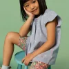Chambray Frill top in CHAMBRAY BLUE<White Stuff Hot