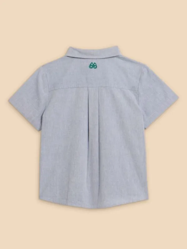 Chambray SS Shirt in CHAMBRAY BLUE<White Stuff Best