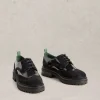 Charlie Chunky Lace Up Brogue in PURE BLACK<White Stuff Discount