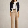 CHARLOTTE CREW NECK CARDI in NAVY MULTI<White Stuff Fashion