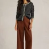 CHARLOTTE STRIPE CARDI in BLACK MULTI<White Stuff Fashion