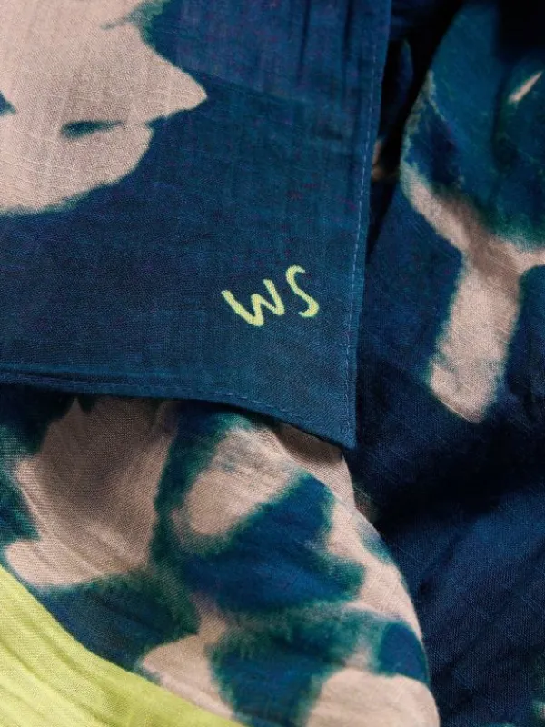 Cherry Blossom Scarf in BLUE MULTI<White Stuff Discount