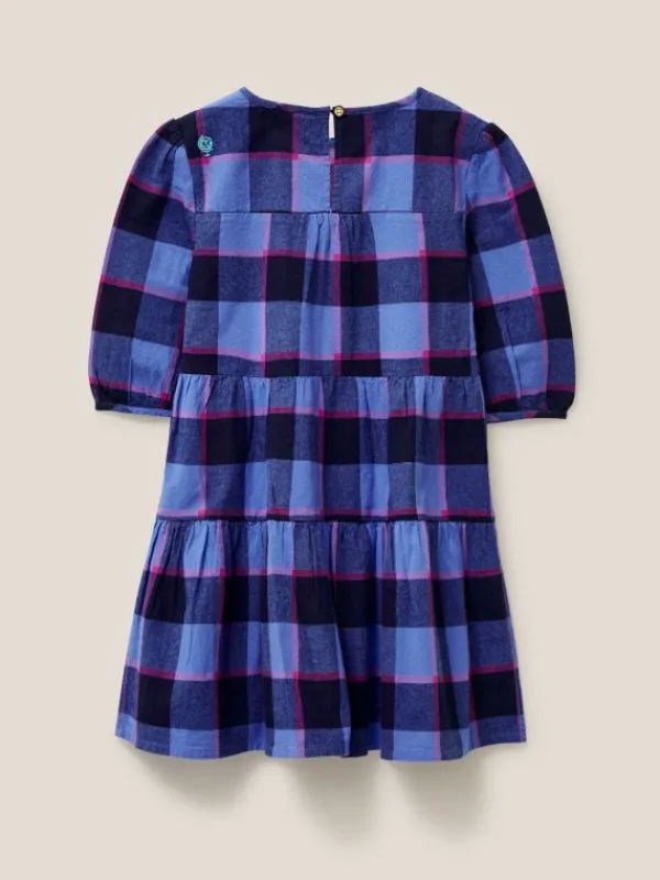 Chloe Check Dress in BLUE MULTI<White Stuff New