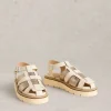 Chunky Fisherman Sandal in SILVER TONE METALLIC<White Stuff New