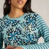 CLARA CREW NECK TEE in BLUE MULTI<White Stuff Discount