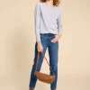 CLARA TEE in GREY MARL<White Stuff Fashion