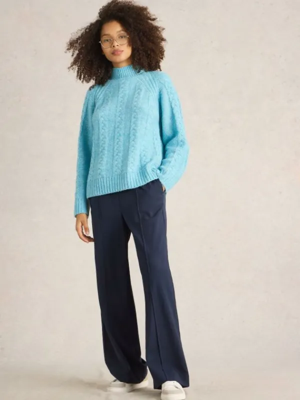 CLEO JUMPER in BRIGHT BLUE<White Stuff Fashion