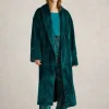 Clover Cosy Dressing Gown in MID TEAL<White Stuff Outlet