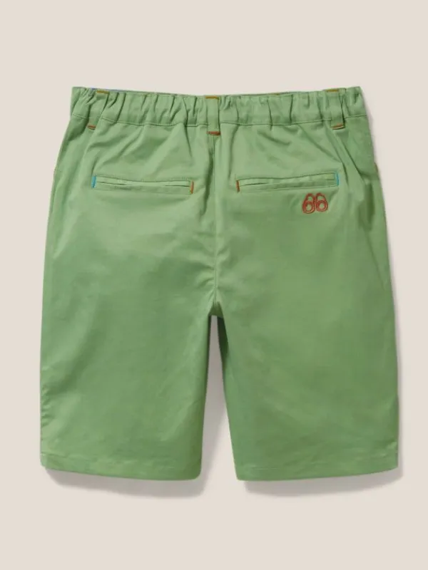 Cole Chino Short in MID GREEN<White Stuff Discount
