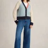 COLOURBLOCK WOOL NEP CARDI in BLUE MULTI<White Stuff Online