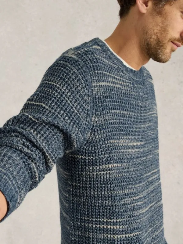 Combe Spacedye Jumper in BLUE MULTI<White Stuff Clearance