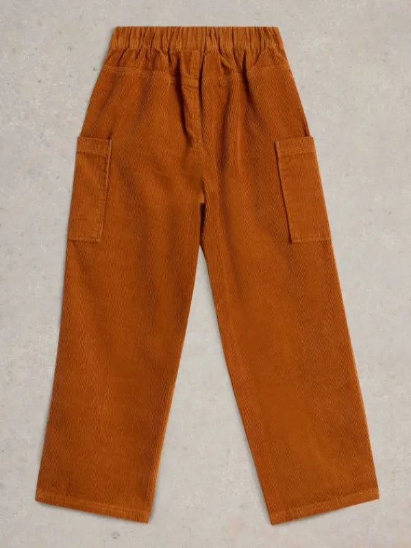Cord Cargo Trouser in DARK ORANGE<White Stuff Best