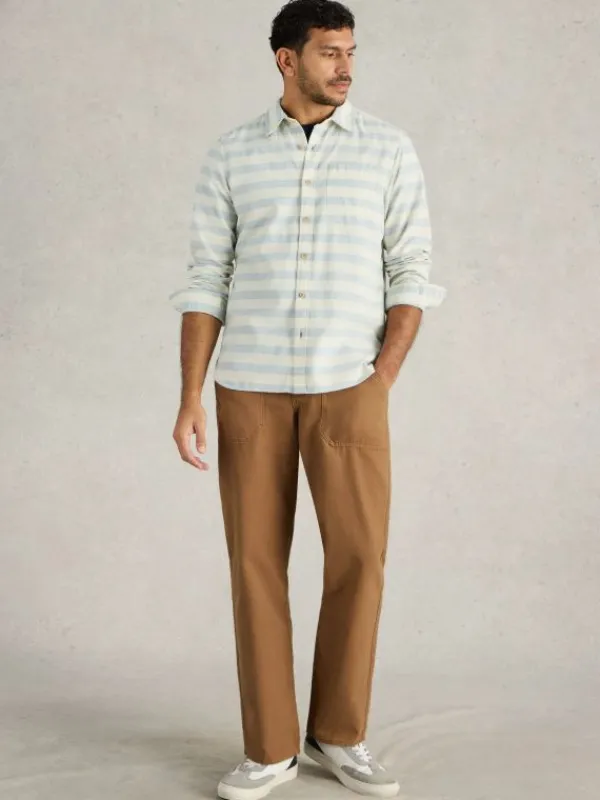 Crantock Utility Trouser in MID TAN<White Stuff Fashion