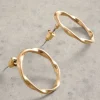 Cynthia Earring Round in GOLD TONE METALLIC<White Stuff Fashion