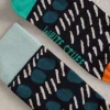 Dash and Dot Ankle Sock in NAVY MULTI<White Stuff Best