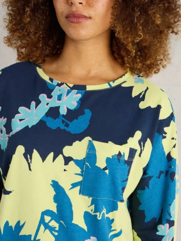 DEMI DOLMAN in YELLOW PRINT<White Stuff Online