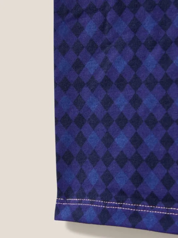 Diamond Printed Legging in NAVY PRINT<White Stuff Best