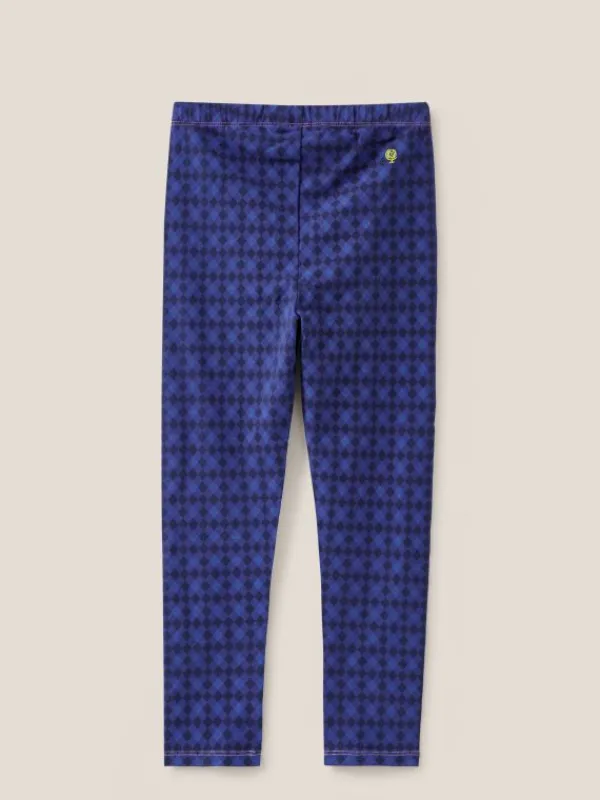 Diamond Printed Legging in NAVY PRINT<White Stuff Best