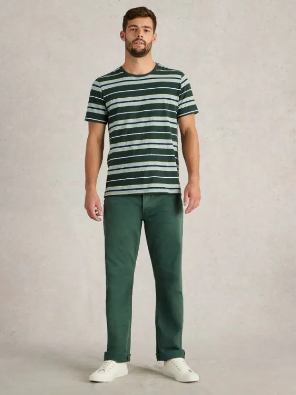 Eastwood Garment Dye Jean in DARK GREEN<White Stuff Outlet