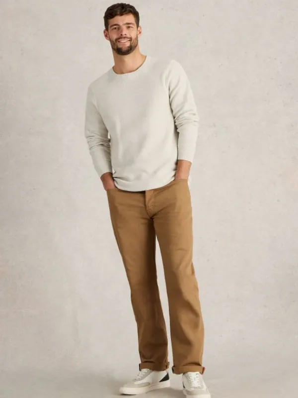 Eastwood Garment Dye Jean in MID TAN<White Stuff Best