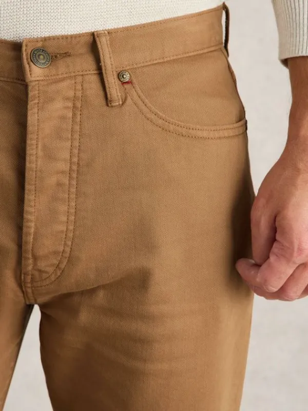 Eastwood Garment Dye Jean in MID TAN<White Stuff Best