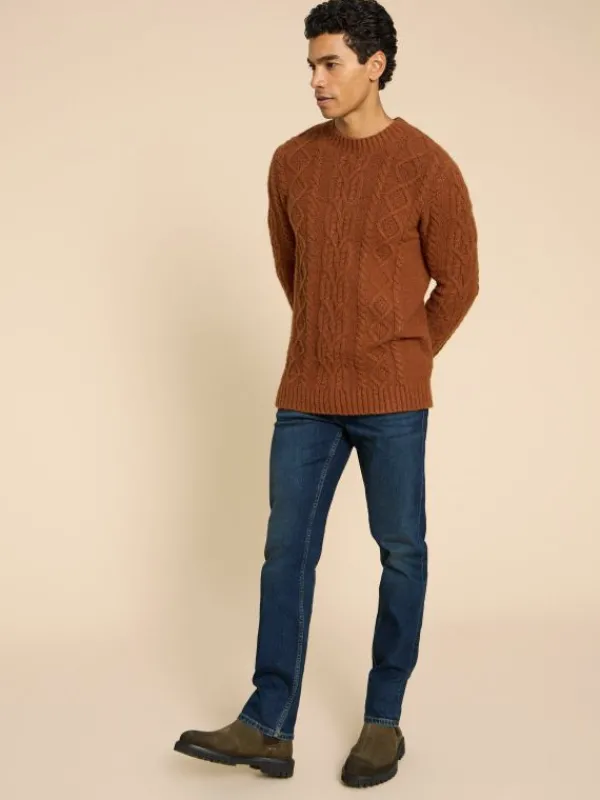 Eastwood Straight Jean in DARK BLUE<White Stuff Sale