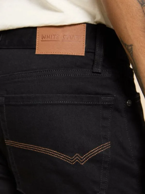 Eastwood Straight Jean in PURE BLACK<White Stuff Fashion