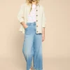 Eden Denim Relaxed Jacket in LIGHT NATURAL<White Stuff Best