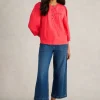 ELISE DOBBY MIX TOP in BRIGHT PINK<White Stuff New