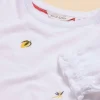Embroidered Lemon Tee in BRILLIANT WHITE<White Stuff Discount