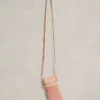 Emmy Leather Phone Bag in DUSTY PINK<White Stuff Fashion