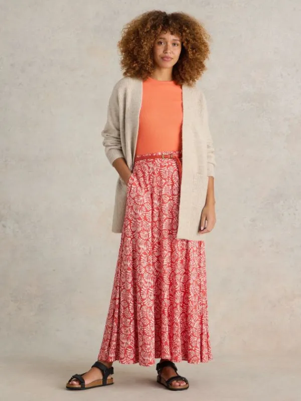 ERIN LONGLINE CARDI in LIGHT NATURAL<White Stuff Best