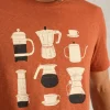 Espresso Yourself Graphic Tee in ORANGE PRINT<White Stuff Fashion