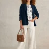 Evelyn Jersey Blazer in DK DENIM<White Stuff Outlet