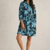 Everly Jersey Shirt Dress in BLUE PRINT<White Stuff Online