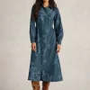 Farah Denim Midi Dress in DENIM PRINT<White Stuff Discount
