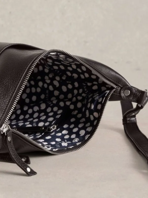Fern Crossbody in PURE BLACK<White Stuff Hot