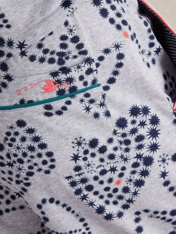 Fern Jersey PJ Bottom in GREY PRINT<White Stuff New