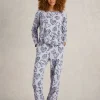 Fern Tie Hem Jersey Top in GREY PRINT<White Stuff Online