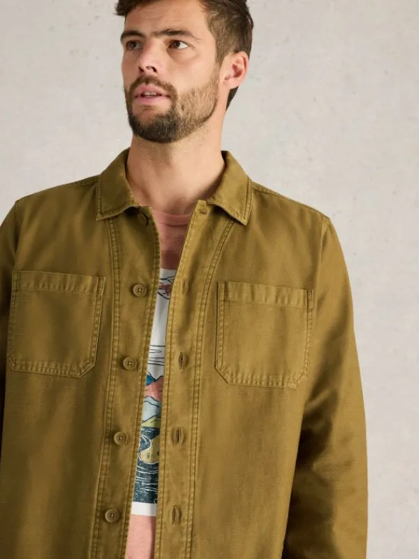 Finch Workwear Jacket in KHAKI GREEN<White Stuff Sale