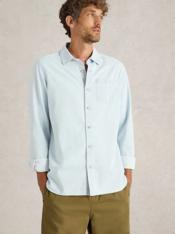 Fine Stripe Shirt in BLUE MULTI<White Stuff Sale