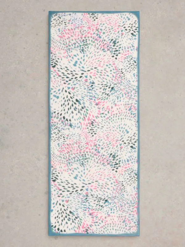 Firework Print Scarf in IVORY MULTI<White Stuff Discount