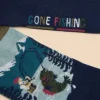 Fishing Scene Ankle Sock in BLUE MULTI<White Stuff Best
