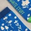 Floral Ankle Sock in BRIGHT BLUE<White Stuff New