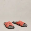Floral Flip Flop Sandal in LIGHT ORANGE<White Stuff Discount