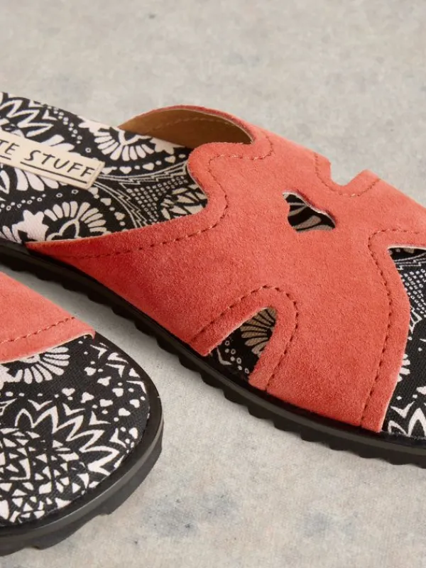 Floral Flip Flop Sandal in LIGHT ORANGE<White Stuff Discount