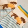 Fluffy Sausage Dog Ankle Socks in NATURAL MULTI<White Stuff Online