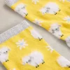 Fluffy Sheep Ankle Socks in BRIGHT YELLOW<White Stuff Discount