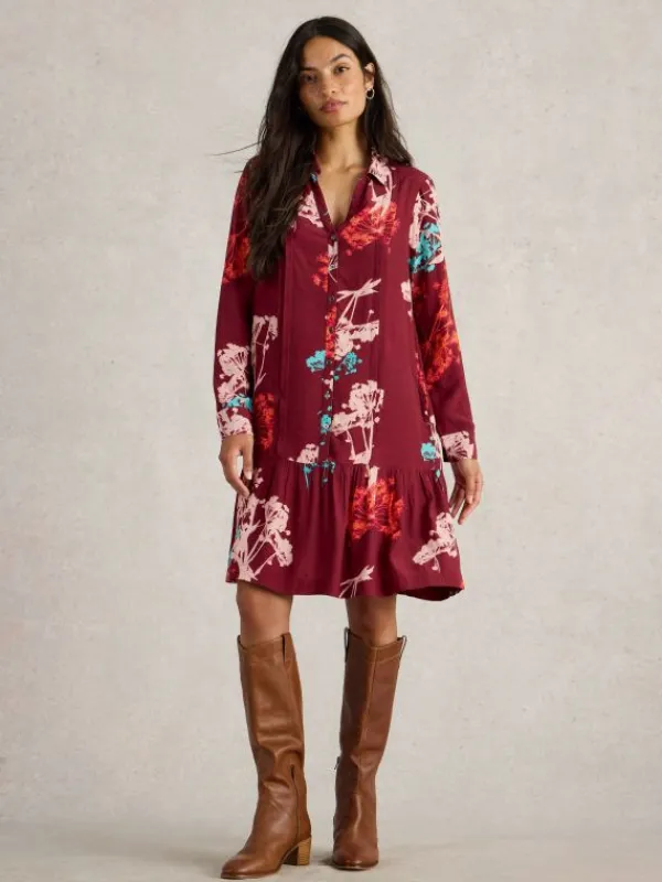 Frankie Dress in RED PRINT<White Stuff Best